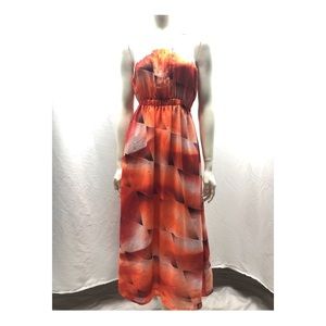 Camilla Tree sleeveless maxi dress